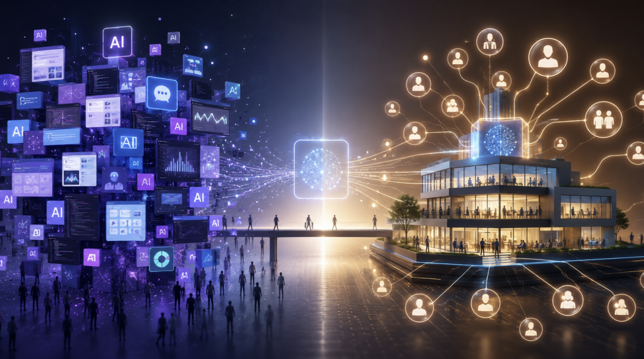 AI: the battle will not be between platforms, it will be between those who have customers and those who are just looking for a market.